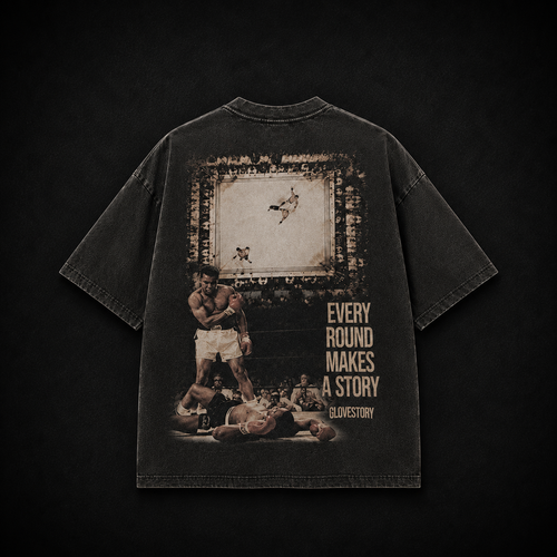 EVERY ROUND — Oversized Tee | Vintage Black