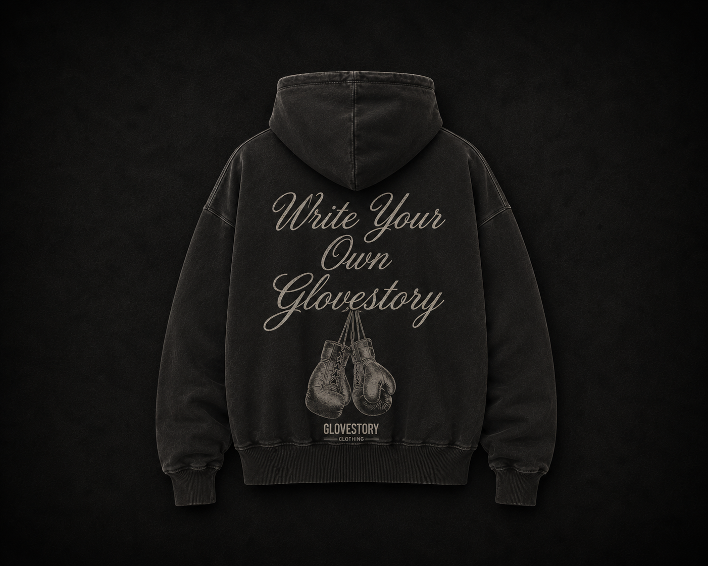 ROUND ONE — Zip Hoodie | Vintage Black